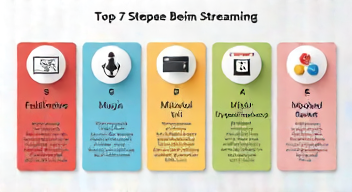 Das sind die Top 7 Schritte beim Streaming