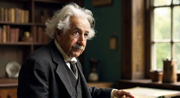 Ich bin Albert Einstein, der Pionier der Relativitätstheorie (3/10)