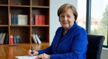 Ich bin Angela Merkel, Politikerin, und beantworte die Frage zur Bürgerbeteiligung (8/10)