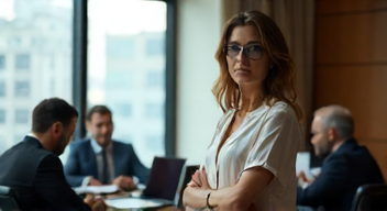 Ich bin Daniela Cavallo, Betriebsratschefin, 47 Jahre alt. (4/10)