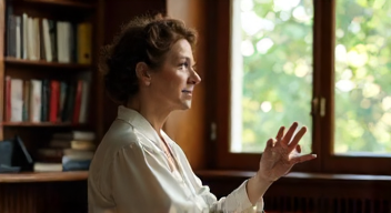 Ich bin Hannah Arendt, Philosophin, und beantworte die Frage zur Rolle der sozialen Absicherung (5/10)