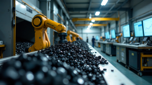 Revolution im Recycling: Künstliche Intelligenz erkennt schwarzen Kunststoff effizient