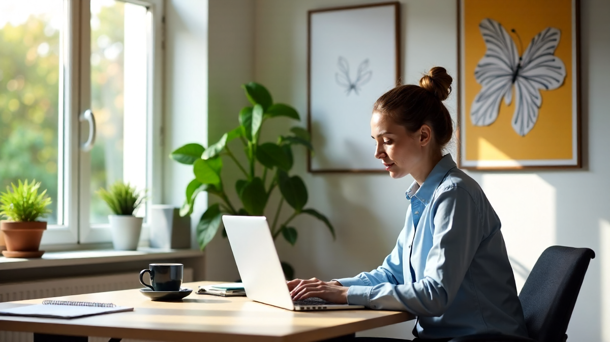 Der Einfluss von Büropräsenz auf Produktivität und Engagement im Homeoffice