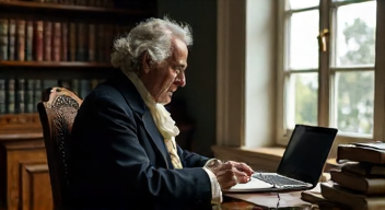 Ich bin Johann Wolfgang von Goethe, Kulturgenie, 1749-1832 und reflektiere über Digitalisierung (3/10)