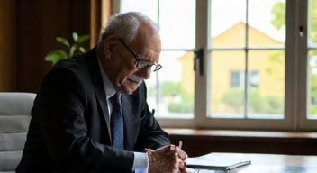 Ich bin Klaus Schwab (Wirtschaftsexperte, 85 Jahre) und analysiere den ökonomischen Druck (2/10)