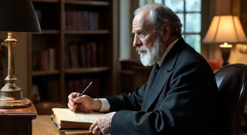 Ich bin Sigmund Freud, Vater der Psychoanalyse, 1856-1939 und reflektiere über die Psyche (7/10)