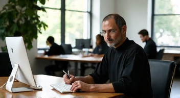 Ich bin Steve Jobs (Technologievisionär, 1955-2011) und reflektiere über Innovation und Mitarbeiter (3/10)