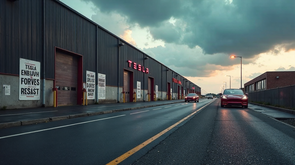 Tesla: Absatzeinbruch, politische Kontroversen und die Zukunft der E-Mobilität